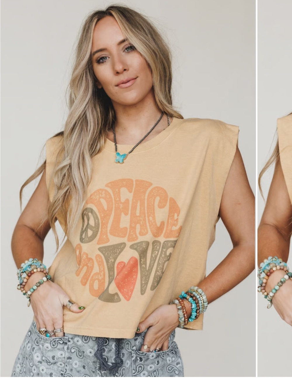 Three Bird Nest The Nest Groovy Love Graphic Tee